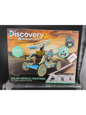 Discovery Mindblown STEM Solar Vehicle Creations 197 Pieces
